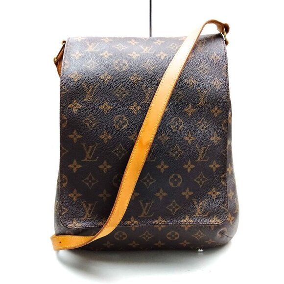 100% Authentic Louis Vuitton Musette Brown Monogram Shoulder Bag 285-041424 - Picture 1 of 9